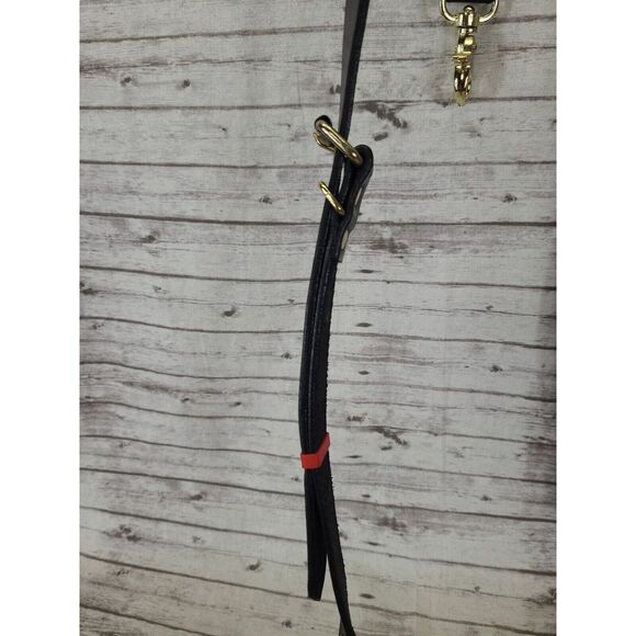 Leather Suspender 3 way buckle Adjustable Ring & Trigger Clasp Cowhide Leather - Picture 5 of 7